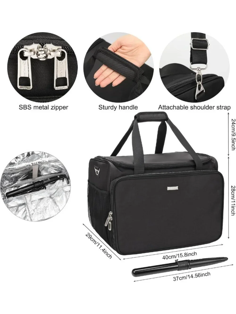 Stylish Hairdressing Travel Bag | Salon Organizer with Shoulder Strap